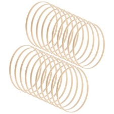 20 Pack Wooden Bamboo Floral