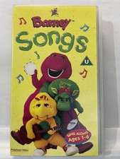 Barney Songs VHS Video