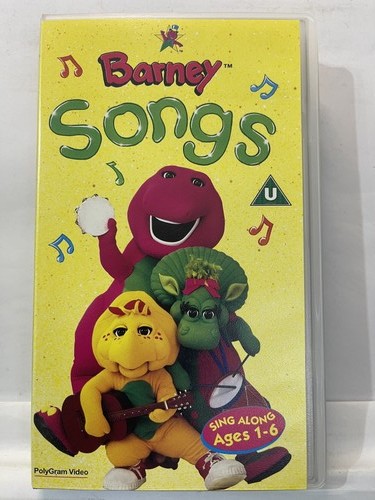 Barney songs vhs video - songs,
