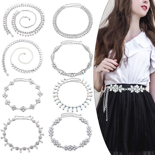 Diamante rhinestone belt large - diamante,