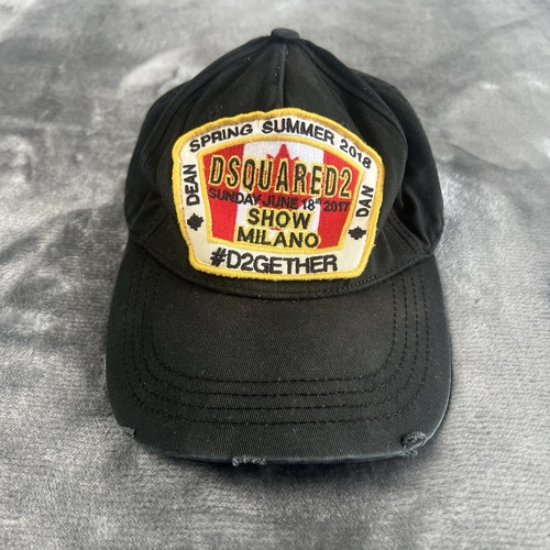 Dsquared2 cap hat black milano - cap,