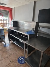 New Tolix Style Polished Metal Dining Table Cafe Bistro Restaurant