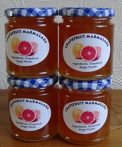 Jars homemade grapefruit - 4,