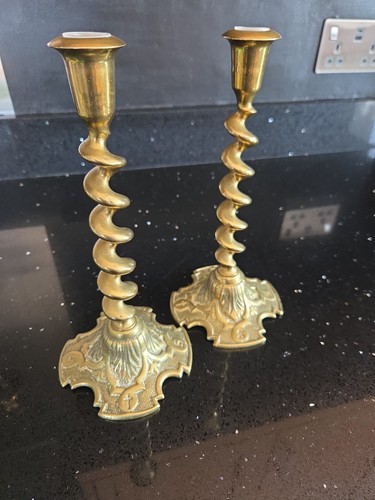Pair antique church - a,