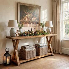 Farmhouse Solid Wood Console