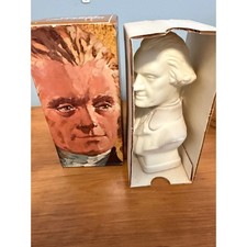Vintage Avon Thomas Jefferson Bust Wild Country After Shave  5 fl oz Cologne