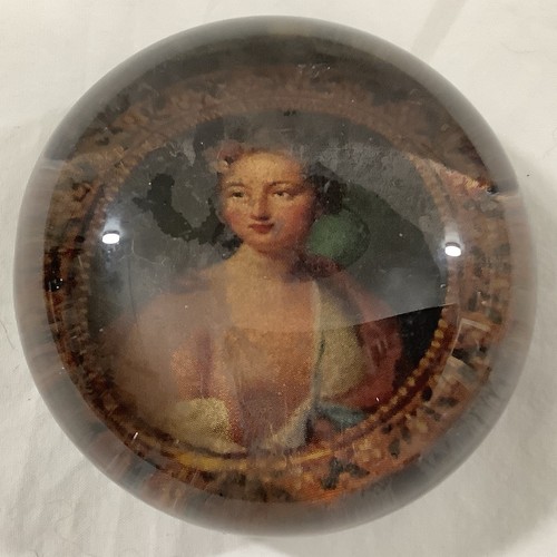 Vintage glass paperweight - vintage,