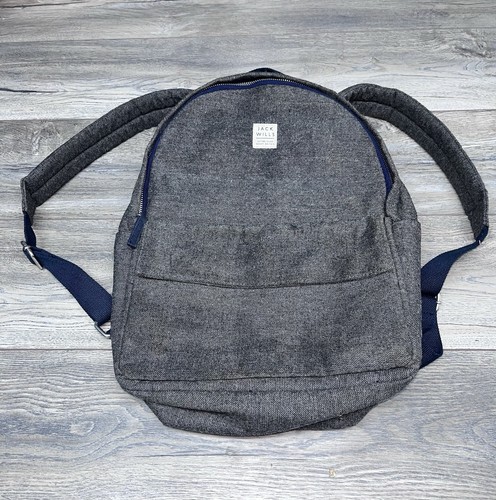 Jack wills grey rucksack - jack,