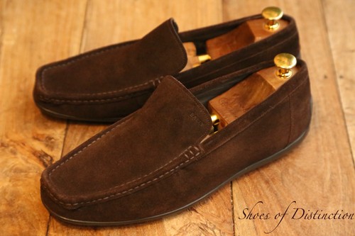 Bally brown suede - brown, loafers
