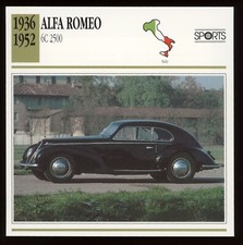 1936 - 1952  Alfa Romeo 6C