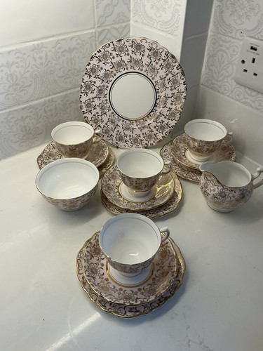 Colclough china gold - china, floral