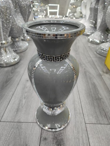 Grey silver ceramic floor - silver,