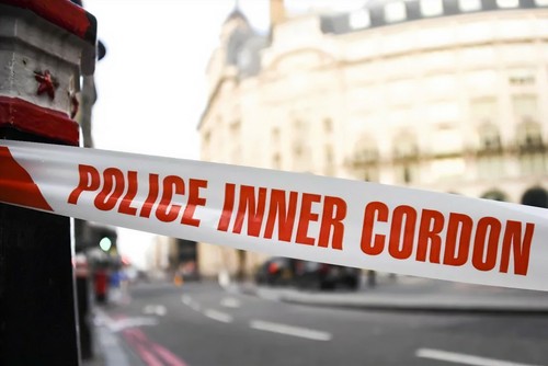 Police tape metre - police, (uk