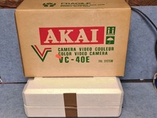 Vintage Akai VC-40 Color Video VHS Camera - UK PAL - Boxed