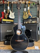 Faith Eclipse Mercury Electro Scoop Black Gloss 2015 Electro Acoustic Guitar