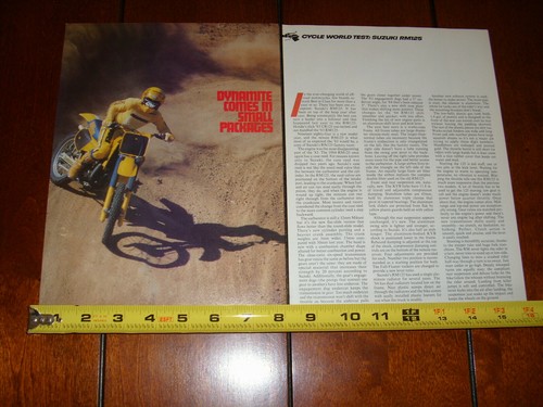 1984 suzuki rm125 - suzuki, original