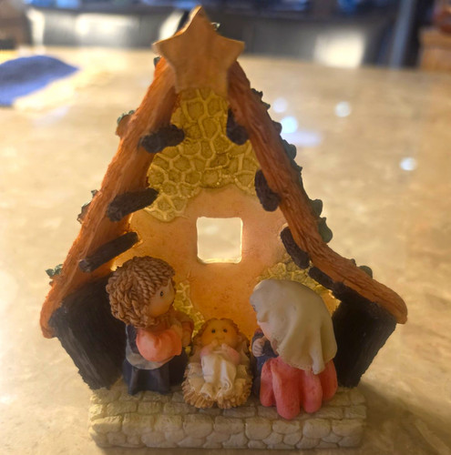 Mini resin nativity - mini,