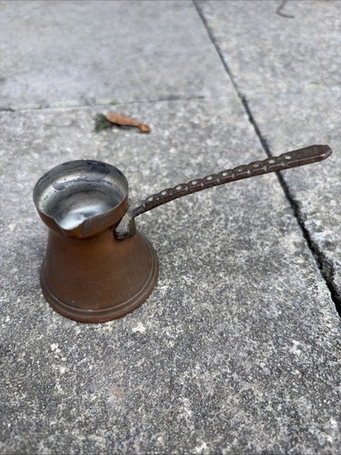 Hammered copper turkish coffee - hammered,