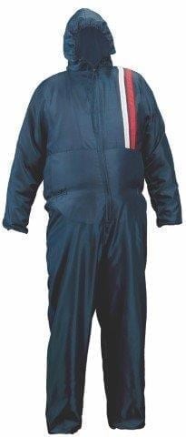 Blue nylon overall - overall, medium