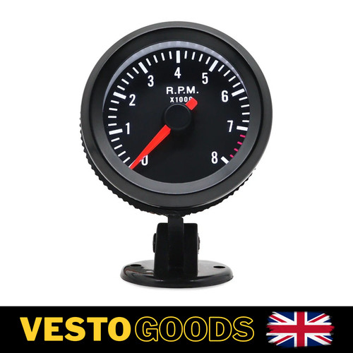 52mm tachometer 8000 rpm - tachometer,