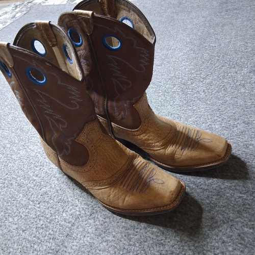 Vtg ariat buckaroo bullhide - ariat,