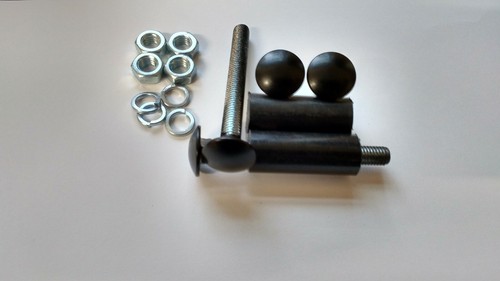 Black bumper bolts - black,