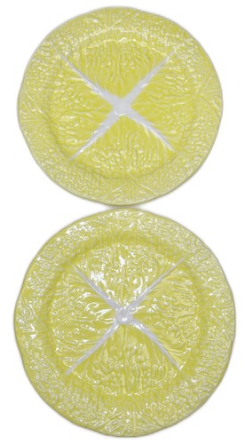 Plate yellow cabbage - plate,
