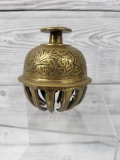Brass Indian Claw Bell Vintage
