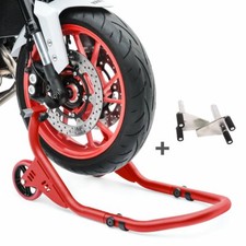 Motorcycle Front Paddock Stand ConStands Falcone DX for front fork red