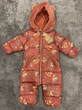 NEXT baby girl snowsuit pramsuit 3-6 months bnwt