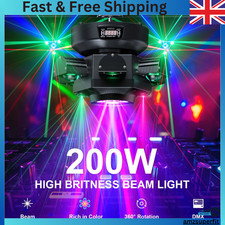 200W RGBW 6 Arms Rotate Laser
