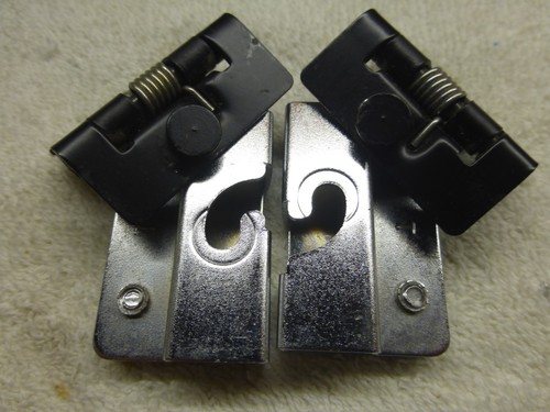 Pair hinges for - a, turntable