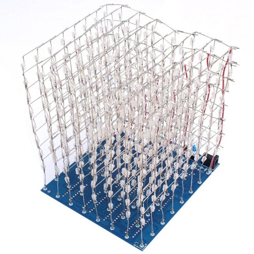 3d8 8x8x8 led cube light - led,