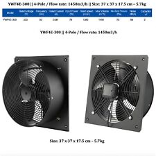 Industrial Commercial  Metal Axial Extractor Air Blower Ventilation Fan, 1-Phase