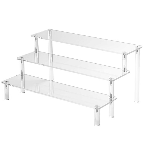 Tier acrylic display risers - acrylic,