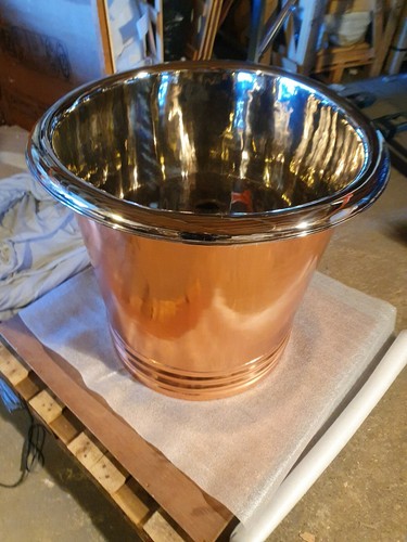 Copper bathtub the round - bathtub, "the