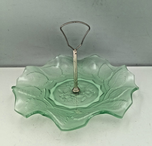 Vintage uranium green glass - vintage,
