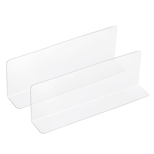 2pcs clear shelf - 2pcs, dividers