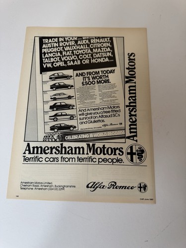 Original 1983 alfa - original, romeo