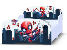 SPIDERMAN Boys Girls Kids Toddler Junior Bed Frame + Mattress 70x160 cm 2-8Y