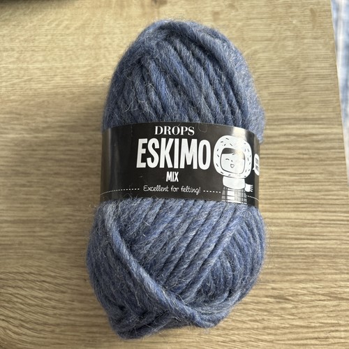 Drops eskimo 100 wool blue - eskimo, 100%