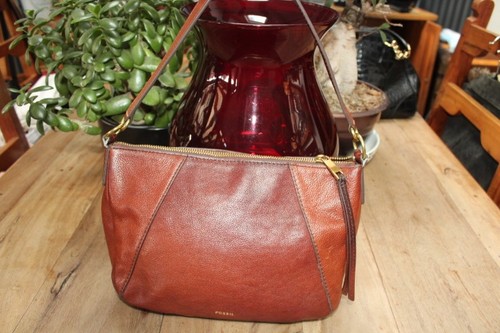 Vintage cgestnut brown - vintage, leather