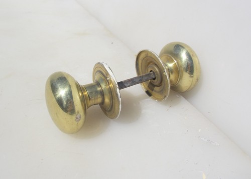Vintage brass door - vintage,