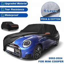 Heavy Duty 6 Layer Custom Car Cover For Mini Cooper 2002-2024 Waterproof Outdoor