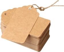 GIFT TAGS Paper KRAFT Card