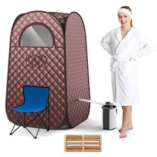 Portable Home Sauna Full Body Steam Sauna Tent with 3L Steam Generator
