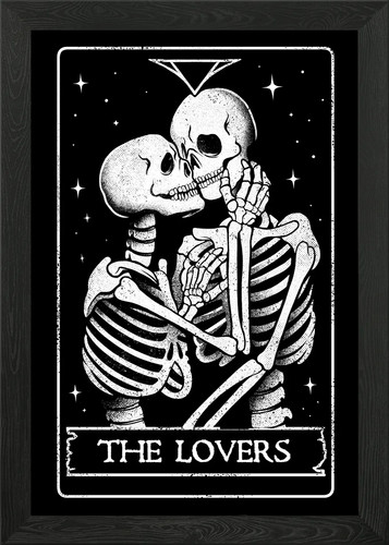 The lovers framed wall art - the,