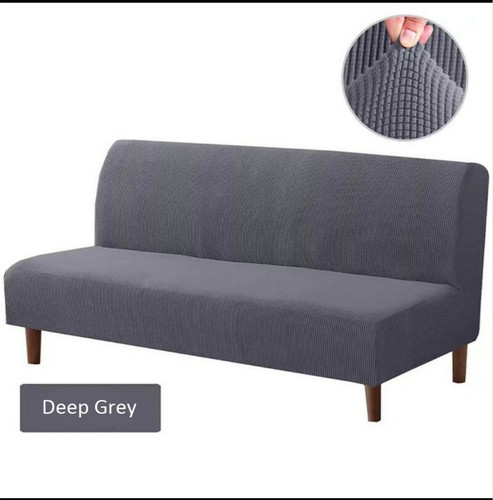 Velvet futon armless sofa bed - velvet,