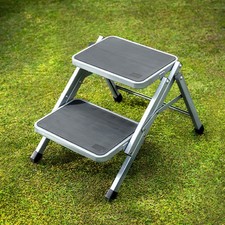 Maypole Foldable Steel Double Step MP5384 Camping Step Caravan Step