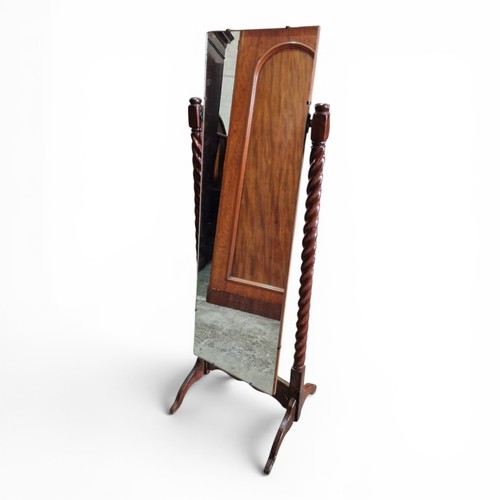 Vintage cheval mirror barley - mirror,